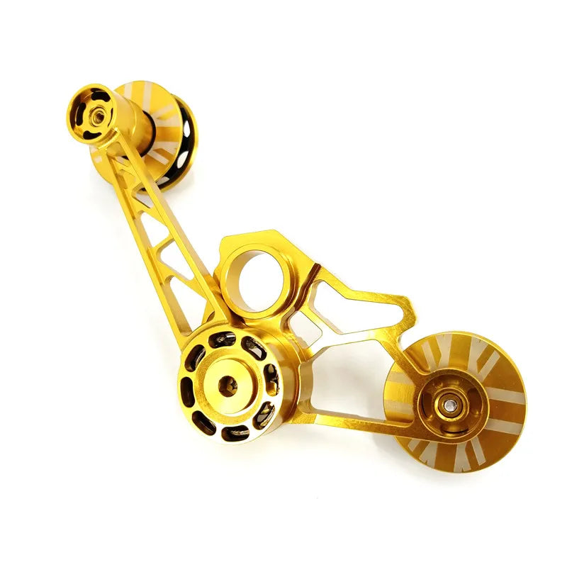 For Brompton Chain Tensioner 2-6 Speed Freewheel Chain Tension Adapter Guide Wheel Tension Device Aluminum Alloy