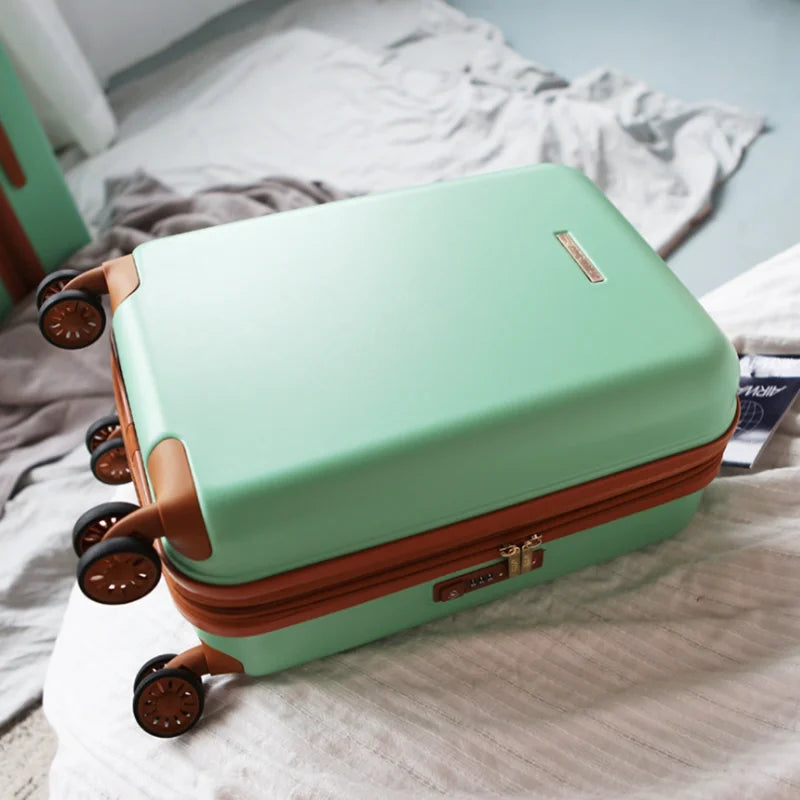 Vnelstyle High-quality luggage 20 inches Trolley suitcase 24 original single travel suitcase Men and women 28 inch luggage