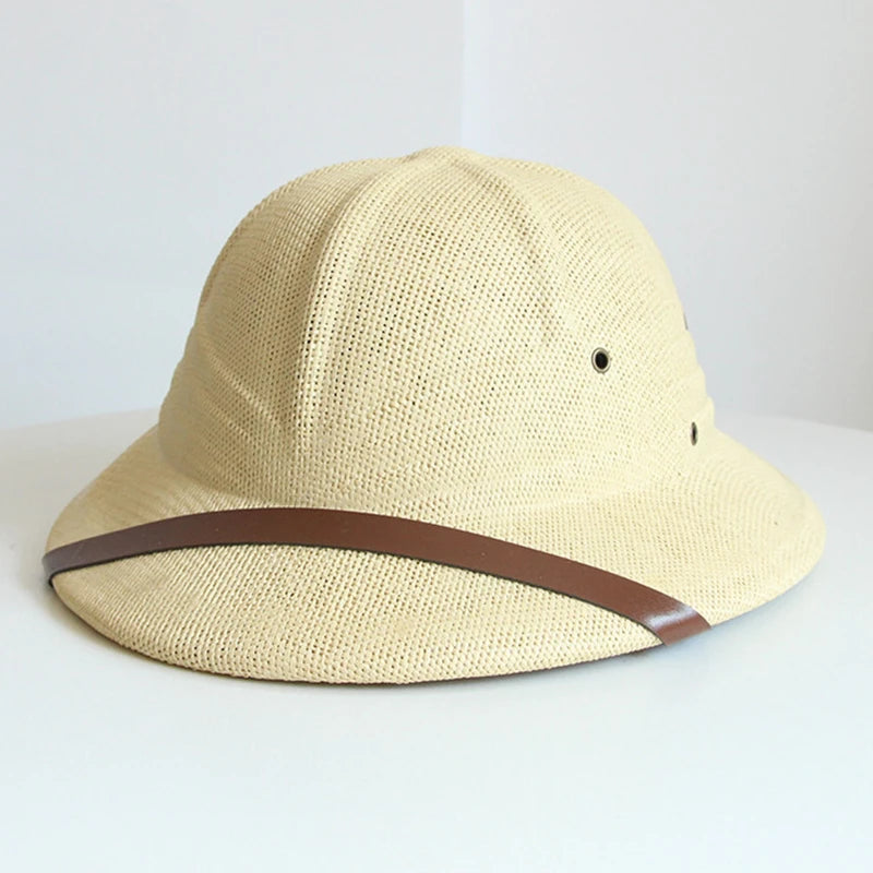 Topi Berjemur Klasik Berkualiti Tinggi Topi Matahari Topi Berventilasi Ayah Boater Baldi Topi Safari Jungle Miners Cap Penternakan Lebah