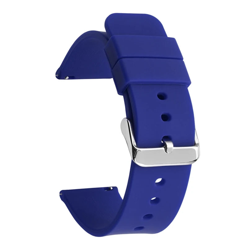Gelang Jam Sukan Silikon 22mm Untuk Xiaomi huami AMAZFIT stratos Tali Untuk huami GTR 47mm jalur pelepasan cepat Untuk tali pinggang laju amazfit