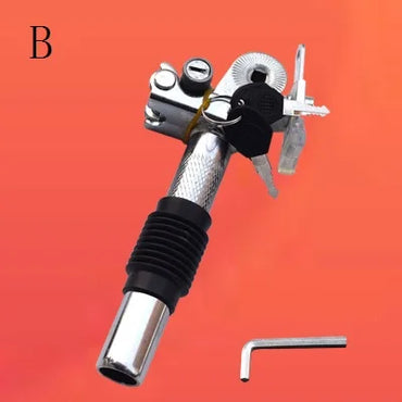 Electric Bicycle Folding Seatpost 25.4mm 11cm 14.5cm 16.5 Battery Anti-theft Keys Folding Seat Post Electric Bike Seat Tube Rod