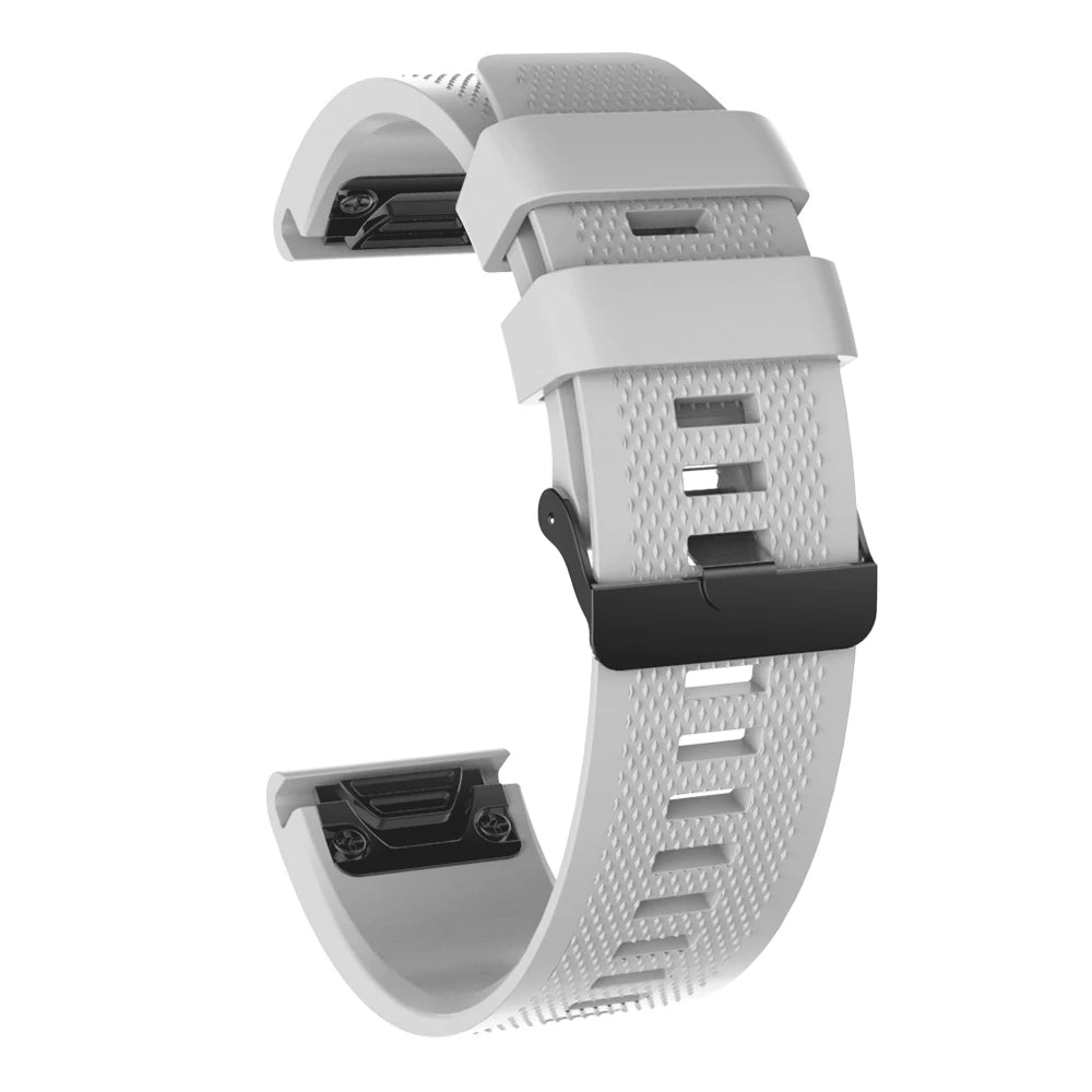 Tali sukan fesyen 26mm untuk Garmin Fenix 5X/5X Plus/6X/6X Plus Jam Tangan Gelang Pergelangan Tangan Silikon untuk Garmin Fenix 3 Tali Jam 3HR