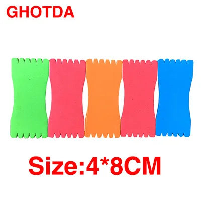 10Pcs/lot fishing line Winding Board Fishing Lure Trace Wire Pesca foam plate