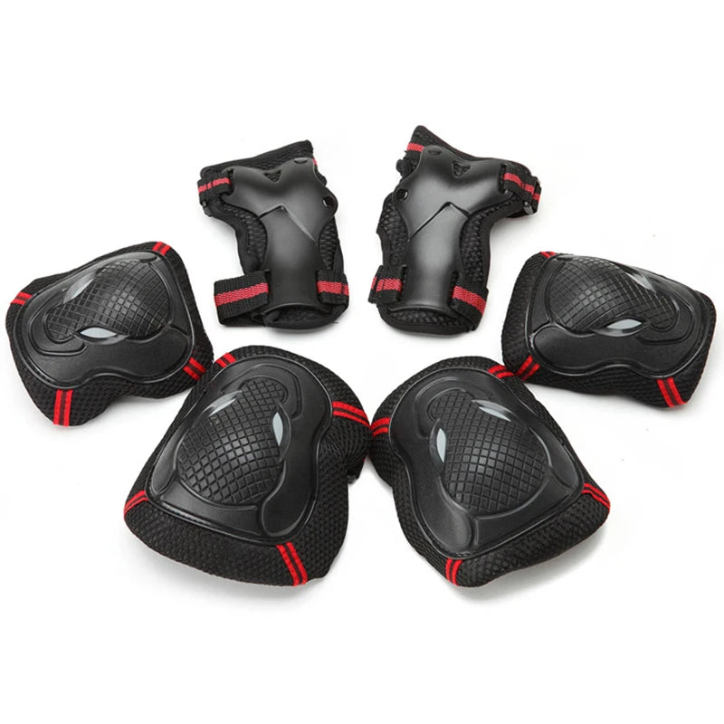 kufun Pad Lutut Siku Alat Pelindung Longboard Skateboard Kanak-kanak Dewasa Basikal Inline Roller Skate Pelindung set Skuter Kanak-kanak