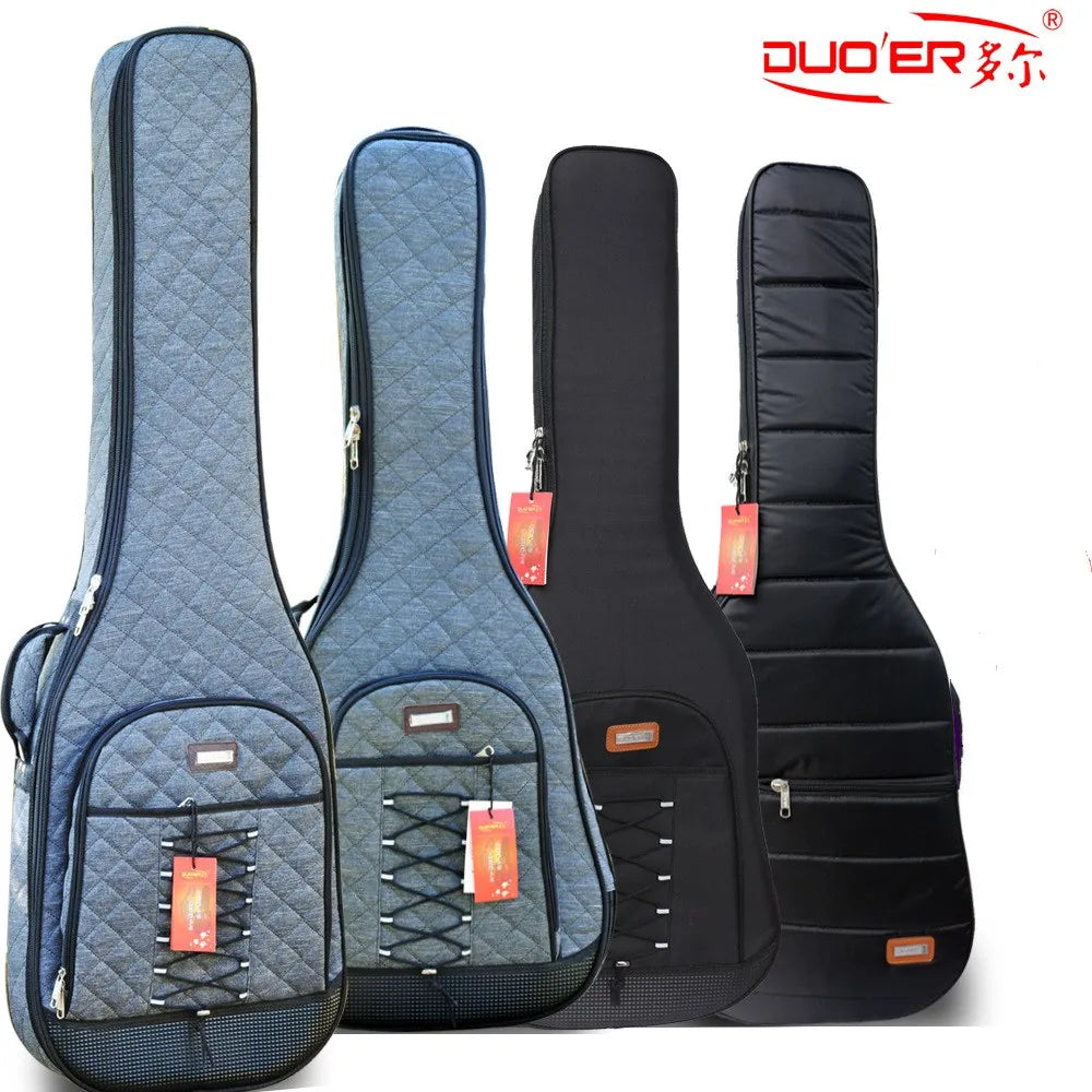 Beg Gitar 36 39 41 Inci Kalis Air Sarung Bes Oxford Mudah Alih Beg Belakang Gitar Pad Tebal Beg Pepejal Boleh Dipakai