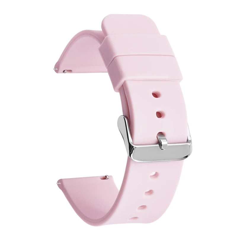 Gelang Jam Sukan Silikon 22mm Untuk Xiaomi huami AMAZFIT stratos Tali Untuk huami GTR 47mm jalur pelepasan cepat Untuk tali pinggang laju amazfit