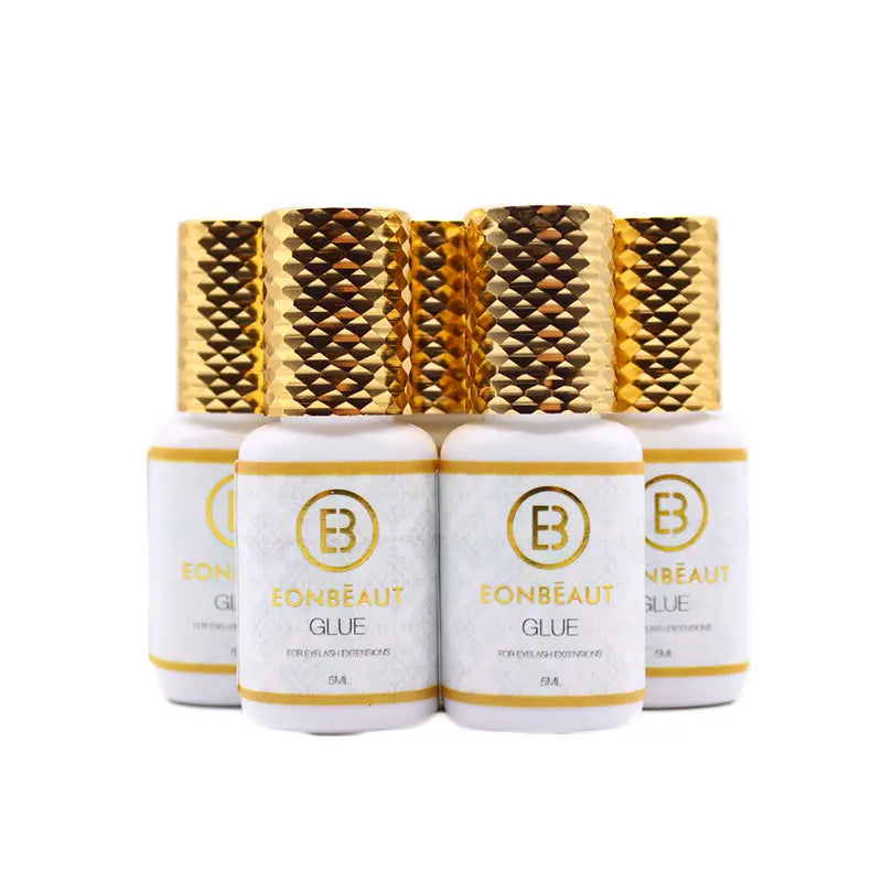 5 Botol EONBEAUT Gam Sambungan Bulu Mata berbau rendah Professinoal Cepat Kering 0.5s Alat Solekan Tahan Lama 5ml Kalis Air