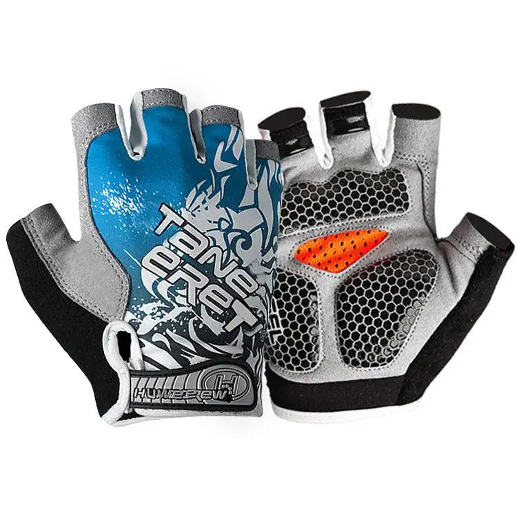 1 Pair Anti-skid Shock Fitness Outdoor Sports Mountaineering Gloves Cycling Gloves Men Women Half-finger Gloves Mittens