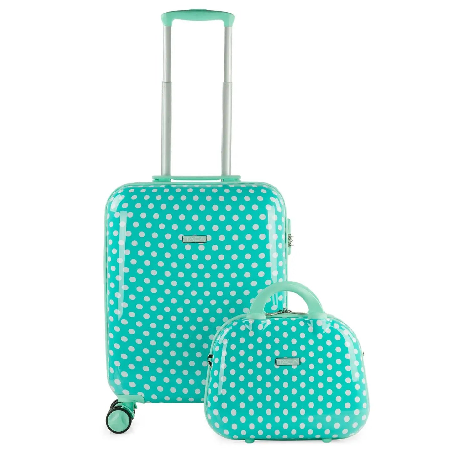 2 PCs Suitcase Suitcase Suitcase Suitcase 20 (55X40x20 Cm) Suitcase Suitcase Suitcase Suitcase Suit (55X40x20 Cm), ABS, Rigid, Durable and Durable, 4 Wheels, Comfortable and Lightweight, 702450B Combination lock