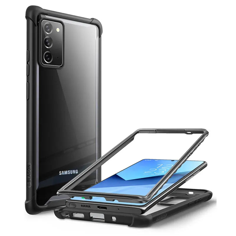 Untuk Samsung Galaxy Note 20 Case 6.7" (2020) I-BLASON Ares Penuh Badan Lasak Penutup Bampar Jelas TANPA Pelindung Skrin Terbina dalam