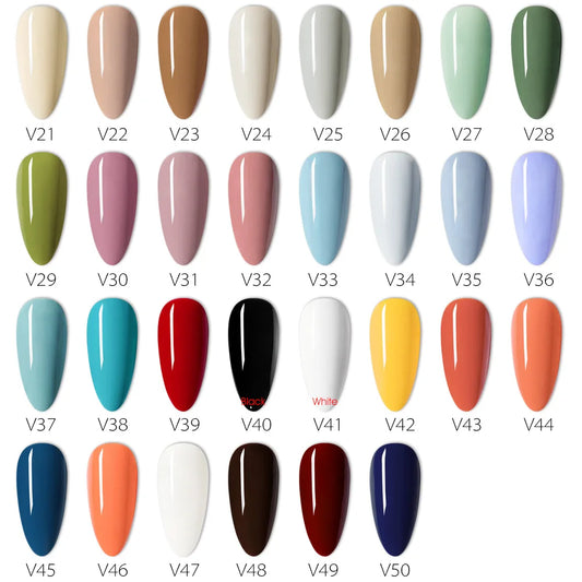 Venalisa Nail Art Tips Design Professional Nail Cosmetic Manicure 60 Colors UV LED Soak Off Paint Nail Polish Lacquer Gels