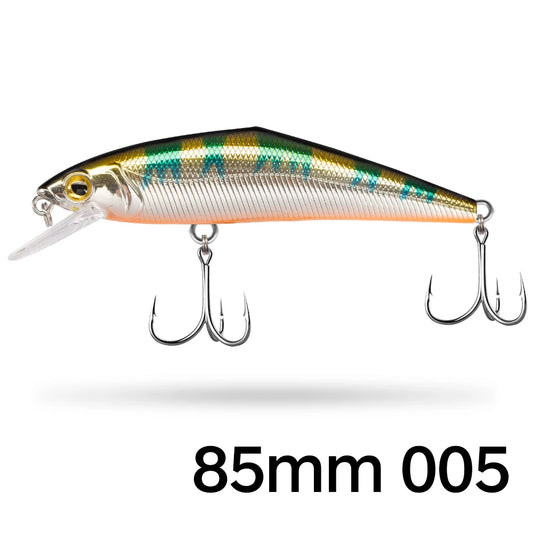 D1 Wobblers Jepun Keras Ikan Kecil Memancing Gewang Tenggelam Untuk Air Masin 63mm/4.8g 85mm/14.7g Aksesori Memancing Umpan Renang Untuk Trout