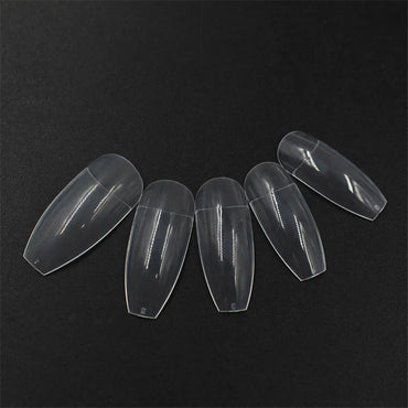 5 bag/set Women Half Cover Manicure Nail Tips Long Manicure Accessories 500pcs Ballerina Nails Decorated Tools Nails Art Tips