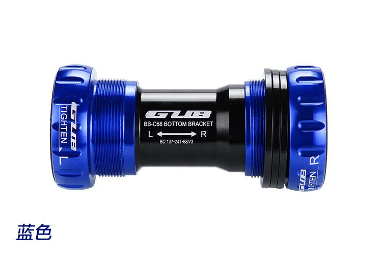 GUB C-68 high quality BSA bottom bracket Road bicycle axis Mountain bike bottom bracket One axis bottom bracket 68 73mm