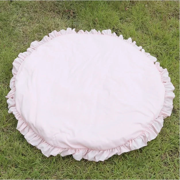 Princess Lace Girls Kids Crawling Carpet Baby Bedding Blanket Children's Room Decoration Floor Carpet Baby Mattress