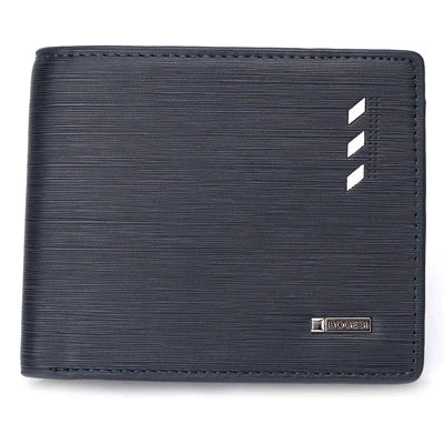 Lelaki Mewah Perniagaan PU Kulit Dompet Billfold Jenama Pendek Slim Dompet Lelaki Wang Kad Kredit Tipis Hombre Billetera Portafoglio