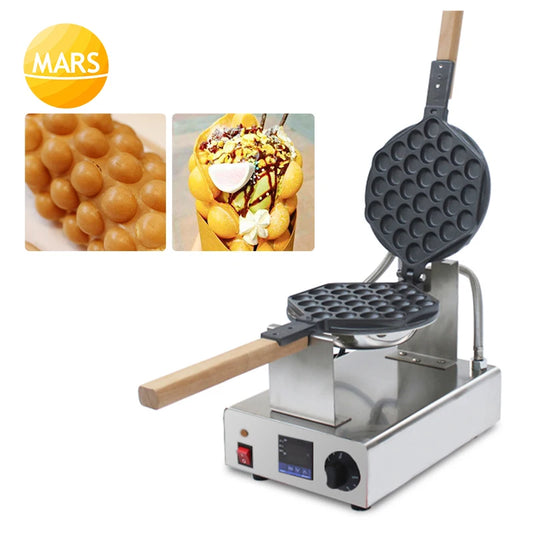 Mesin wafel telur elektrik 110v 220v Komersial Mars Pembuat Wafel Buih digital Pembuat sedutan telur untuk dijual