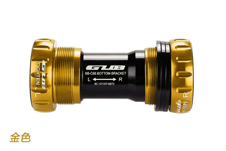 GUB C-68 high quality BSA bottom bracket Road bicycle axis Mountain bike bottom bracket One axis bottom bracket 68 73mm