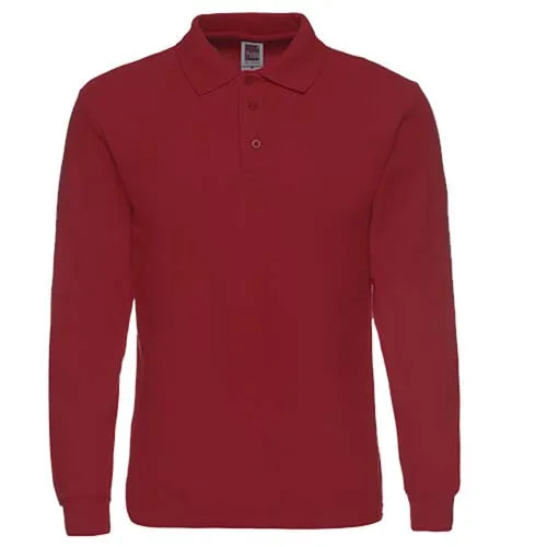 Kemeja Polo Jenama Lelaki 2024 Lengan Panjang Baju Polo Lelaki Fesyen Kasual Kapas Slim Fit Polos Jersi Lelaki Plus Saiz XS-3XL