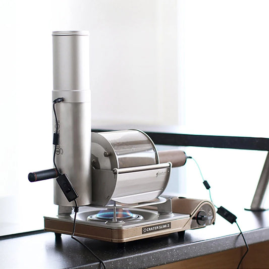 Semi direct fire coffee roasting machine coffee roaster/coffee roast 500g