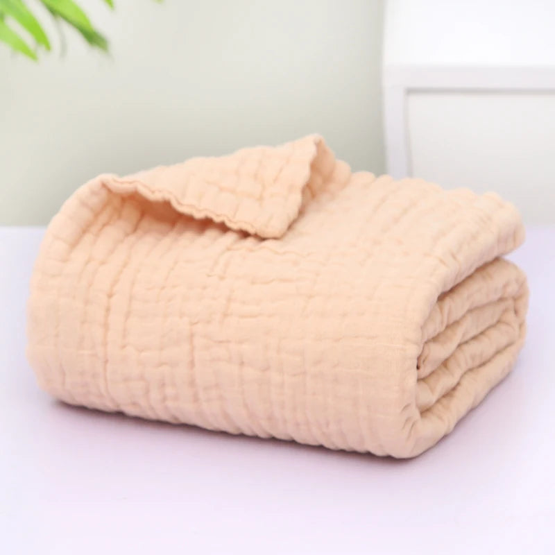 Baby Blanket Wool Baby Blankets Newborn Manta Bebe Inverno Baby Muslin Squares Baby Bath Swaddle Wrapples 6 Layer
