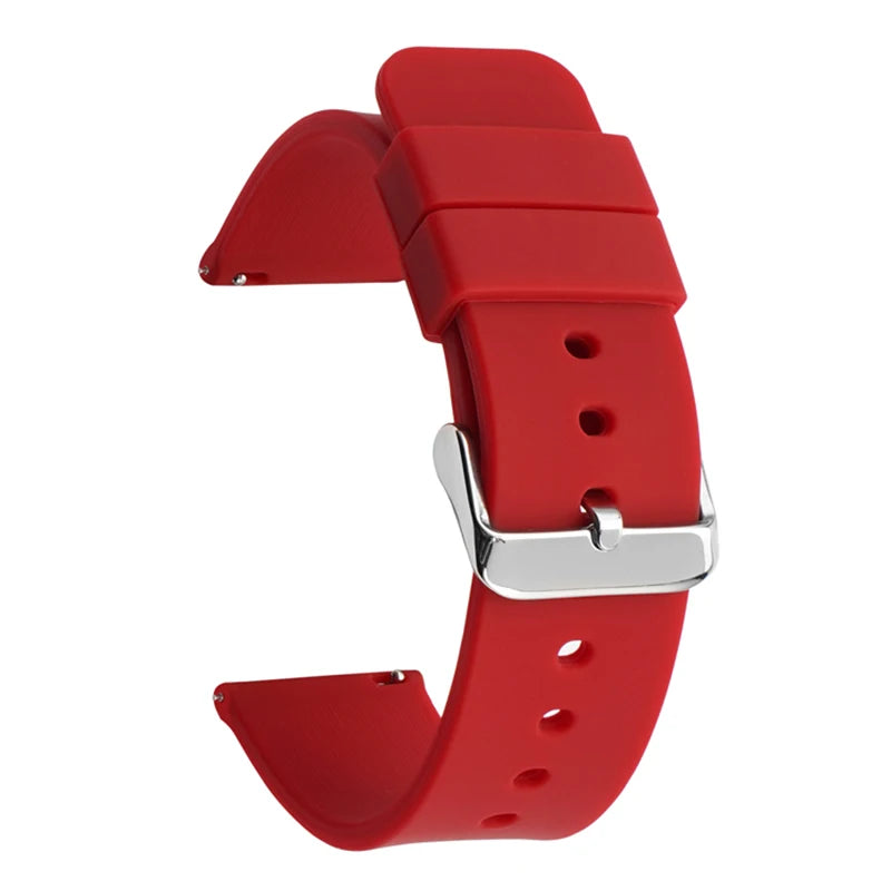 Gelang Jam Sukan Silikon 22mm Untuk Xiaomi huami AMAZFIT stratos Tali Untuk huami GTR 47mm jalur pelepasan cepat Untuk tali pinggang laju amazfit