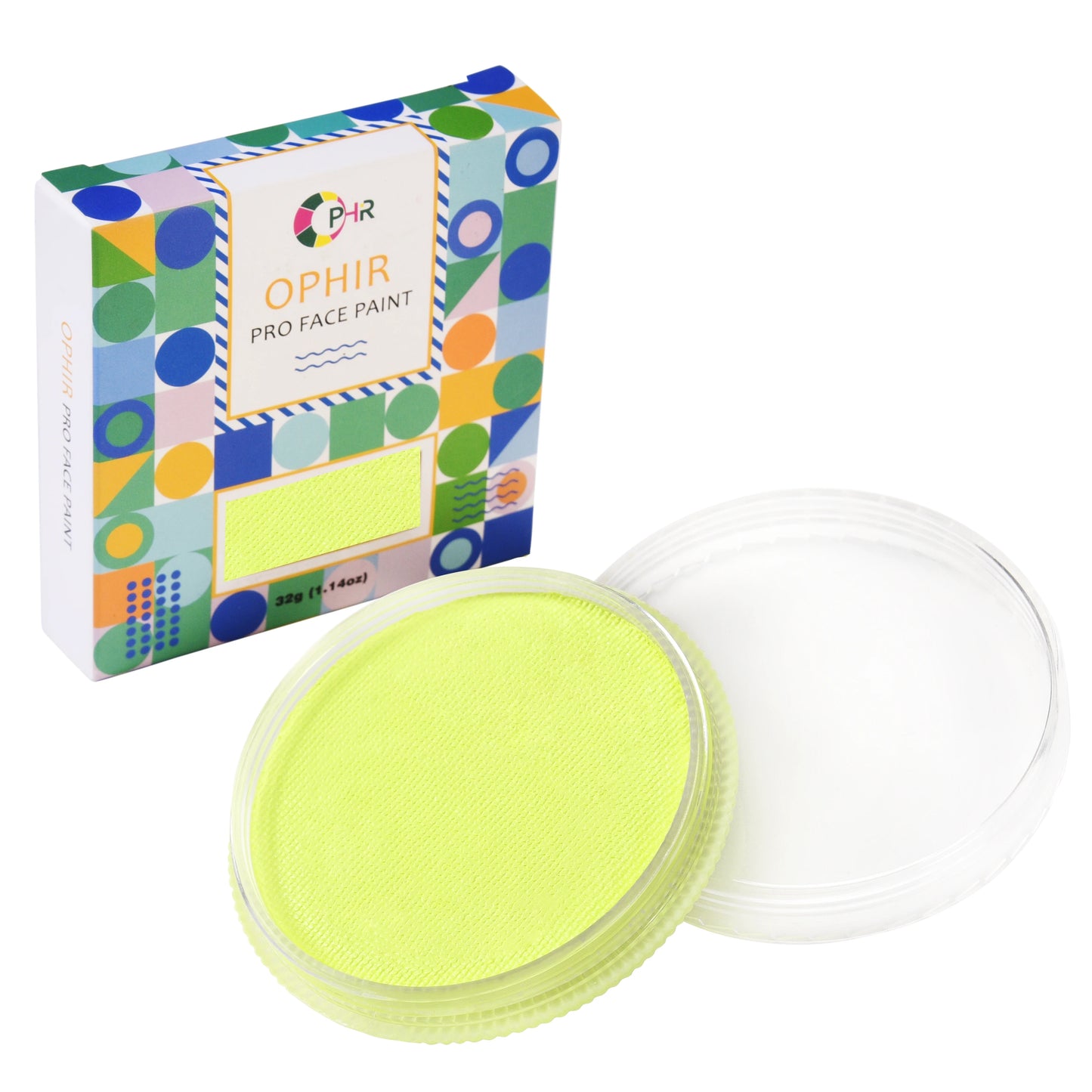 OPHIR Neon Face Painting for Kids Fluorescent Makeup Drawing for Halloween Body Paint 30g/Set 13 Colors for Choose RT011