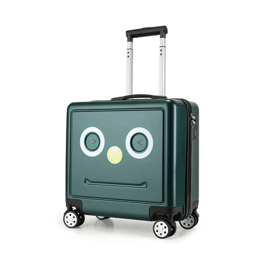 Letrend Cute Rolling Luggage Set Spinner Kids Kanak-kanak Cartton Backpack Troli Beg Beg Roda 16 inci Kabin Pelajar Batang