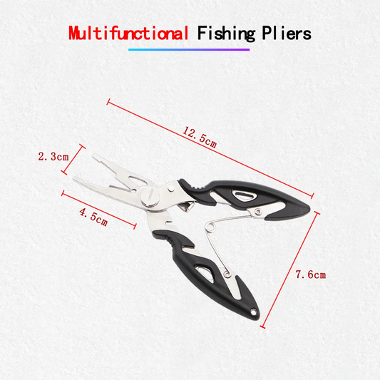 7-in-1 camouflage multi-functional road clip fish nose pliers scissors pliers fish thread cutter tackle tool new fishing gear