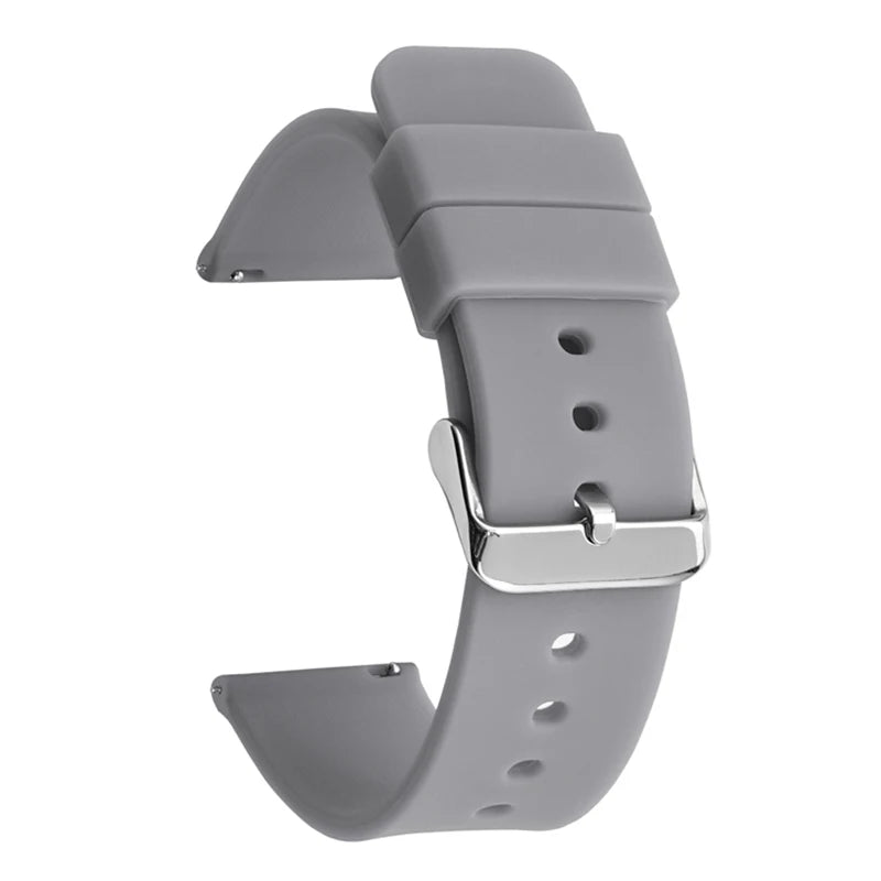 Gelang Jam Sukan Silikon 22mm Untuk Xiaomi huami AMAZFIT stratos Tali Untuk huami GTR 47mm jalur pelepasan cepat Untuk tali pinggang laju amazfit