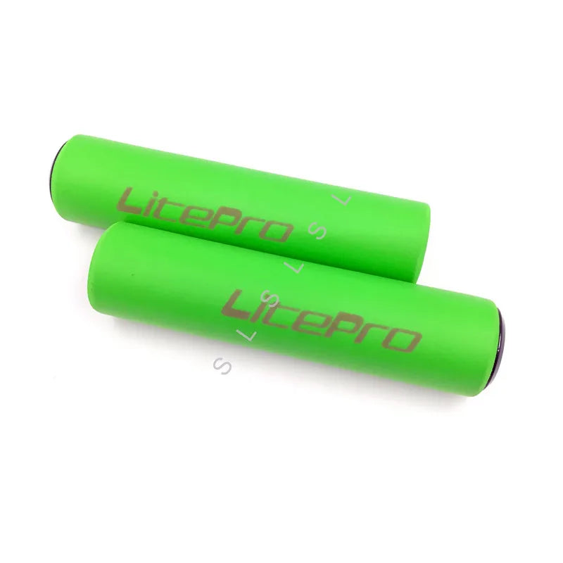 LITEPRO BMX 412 Folding Bike Grips Silica Gel & Sponge Bicycle Grip 22.2mm 130mm MTB City Road Bicycle Comfortable Grips