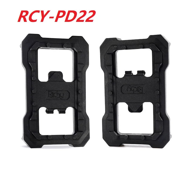 1 Pair Original SPD SM PD22 Mountain Bike Self Locking Pedal Reflector Cleat Plastic Flat Pedal SM-PD22 M520-M540-M780-M8000