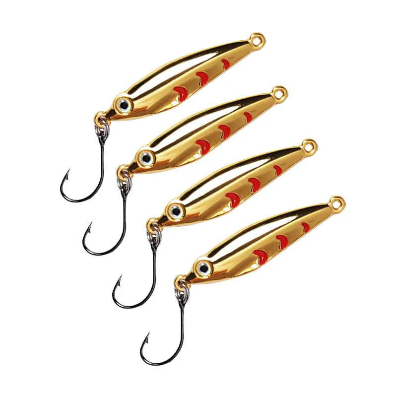 Umpan Keras Sudu Logam Spinner Umpan Keras 3g 5g Payet Bunyi Bunyi Paillette Dengan Alat Memancing Cangkuk Untuk Memancing di Laut Atas Air