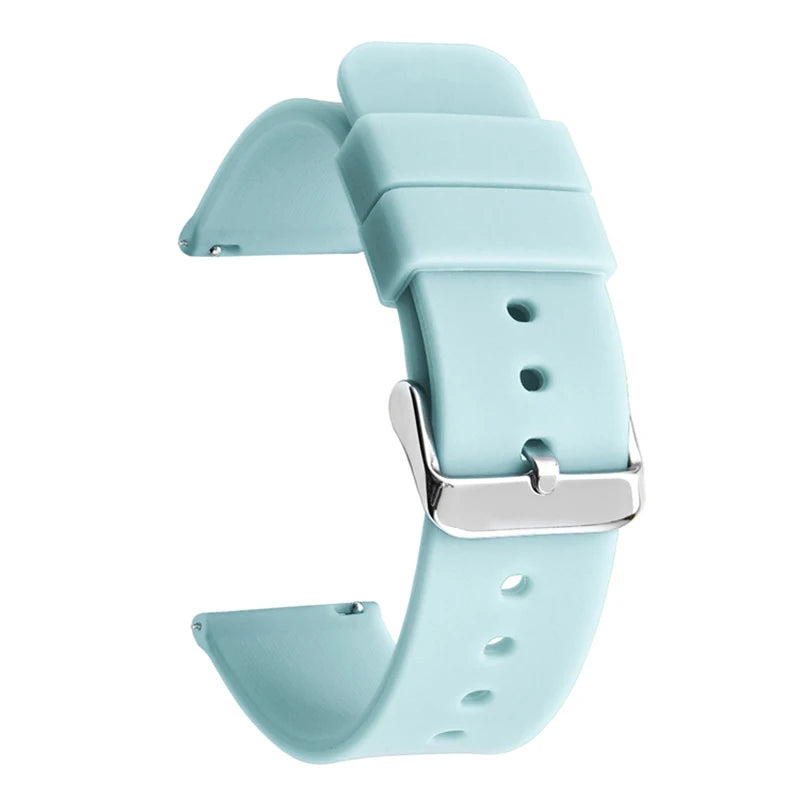 Gelang Jam Sukan Silikon 22mm Untuk Xiaomi huami AMAZFIT stratos Tali Untuk huami GTR 47mm jalur pelepasan cepat Untuk tali pinggang laju amazfit