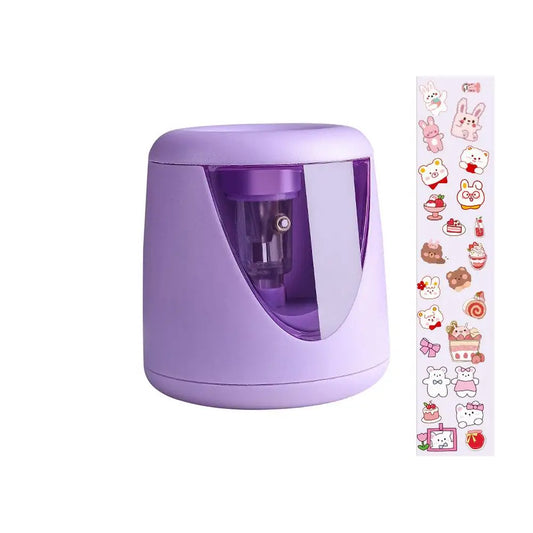 Pengasah Pensel Elektrik Untuk Artis Kanak-kanak Dewasa Pensil Warna Perlengkapan Sekolah