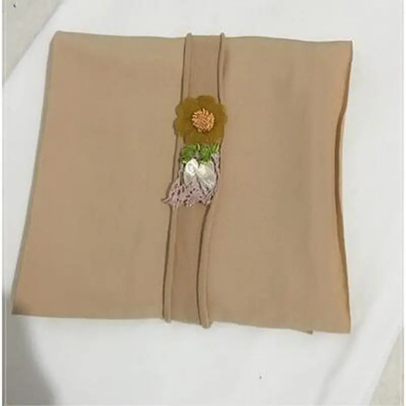 Baby Photography Blankets Wrapped In Cloth Swaddling And Headwear Infant Headdress Newborn Baby Photography Props Many Colors