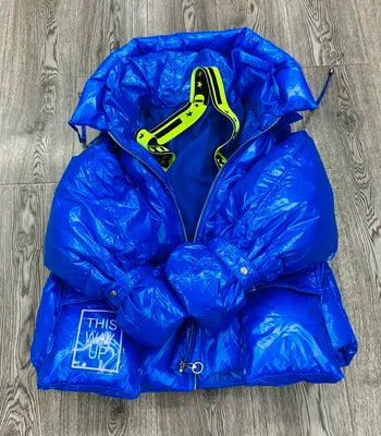 Down Jackets Women Hooded Parkas Coat Fashion Winter Jacket Parka Pocket Zipper Loose Thick Warm Overcoat Female Winter Coat