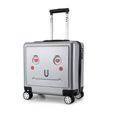 Letrend Cute Rolling Luggage Set Spinner Kids Kanak-kanak Cartton Backpack Troli Beg Beg Roda 16 inci Kabin Pelajar Batang