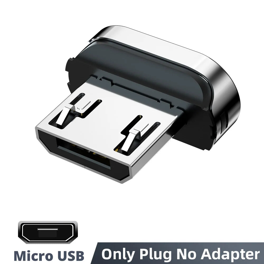 Fonken Magnetic Cable Connector Mobile Phone Cable Adapter Micro USB Magnetic Tips Magnet Charger Plug Type C Magnetic Adapter