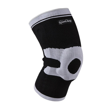 1PC Sport Knee Brace Support Silicone Spring Kneepad Sleeve Relief Arthritis and Injury Recovery for Basketball Volleyball Sport