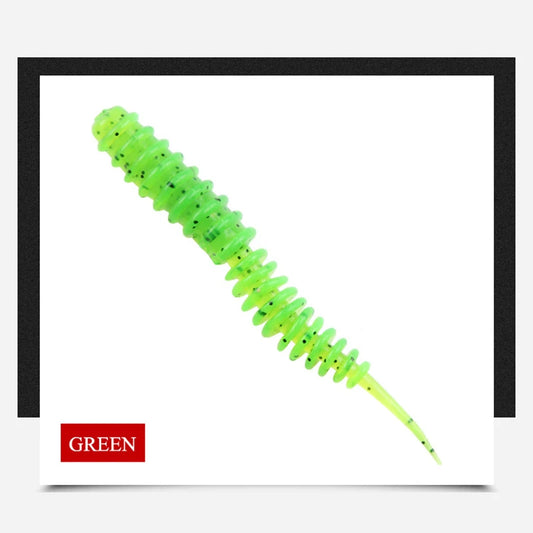10pcs/lot Soft Jig Fishing Lure Silicone Swimbait Bass Bait 60mm 1.3g Lures for Fishing Simulation Soft Long Tail Fish Lure