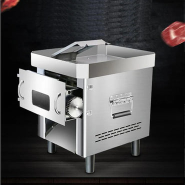 Jualan panas penghiris daging keluli tahan karat jenis tarik pisau kumpulan dihiris dadu komersil penghiris daging elektrik isi rumah