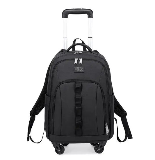 Lelaki melancong Beg beg galas troli wanita membawa bagasi beg galas di atas roda Beg galas beroda Oxford Travel Beg Bagasi Bergolek