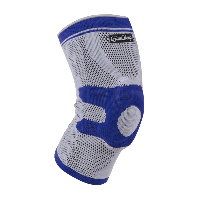 1PC Sukan Pendakap Lutut Sokongan Silikon Spring Kneepad Lengan Melegakan Artritis dan Pemulihan Kecederaan untuk Sukan Bola Tampar Bola Keranjang