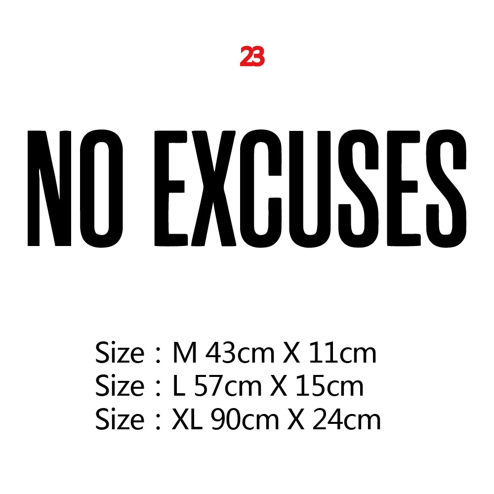 Motivational Phrases Quotes Sentences Home Vinyl Wall Sticker Decor For School Company Office Study Room Decoration Wall Decals