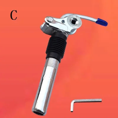 Electric Bicycle Folding Seatpost 25.4mm 11cm 14.5cm 16.5 Battery Anti-theft Keys Folding Seat Post Electric Bike Seat Tube Rod