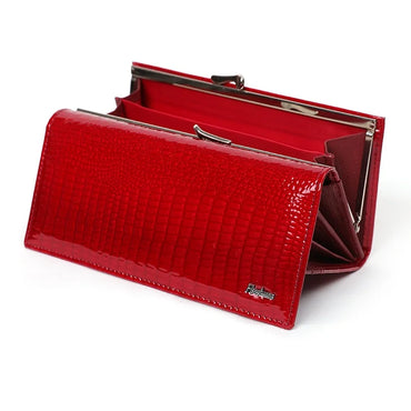 Dompet Kulit Tulen Wanita Panjang Dompet Kulit Lembu Dompet Wanita Jenama Mewah Dompet Kulit Wanita Corak Buaya Dompet Wanita