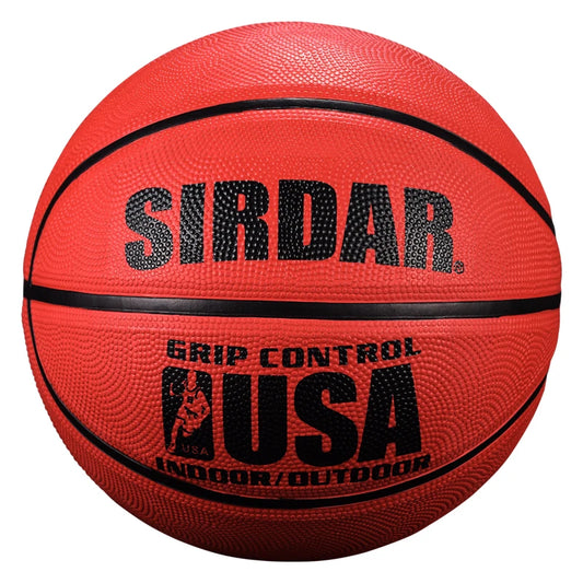 SIRDAR Basketball ball outdoor training basketball Size 7 for children students Wholesale maroon Rubber laminated basketball