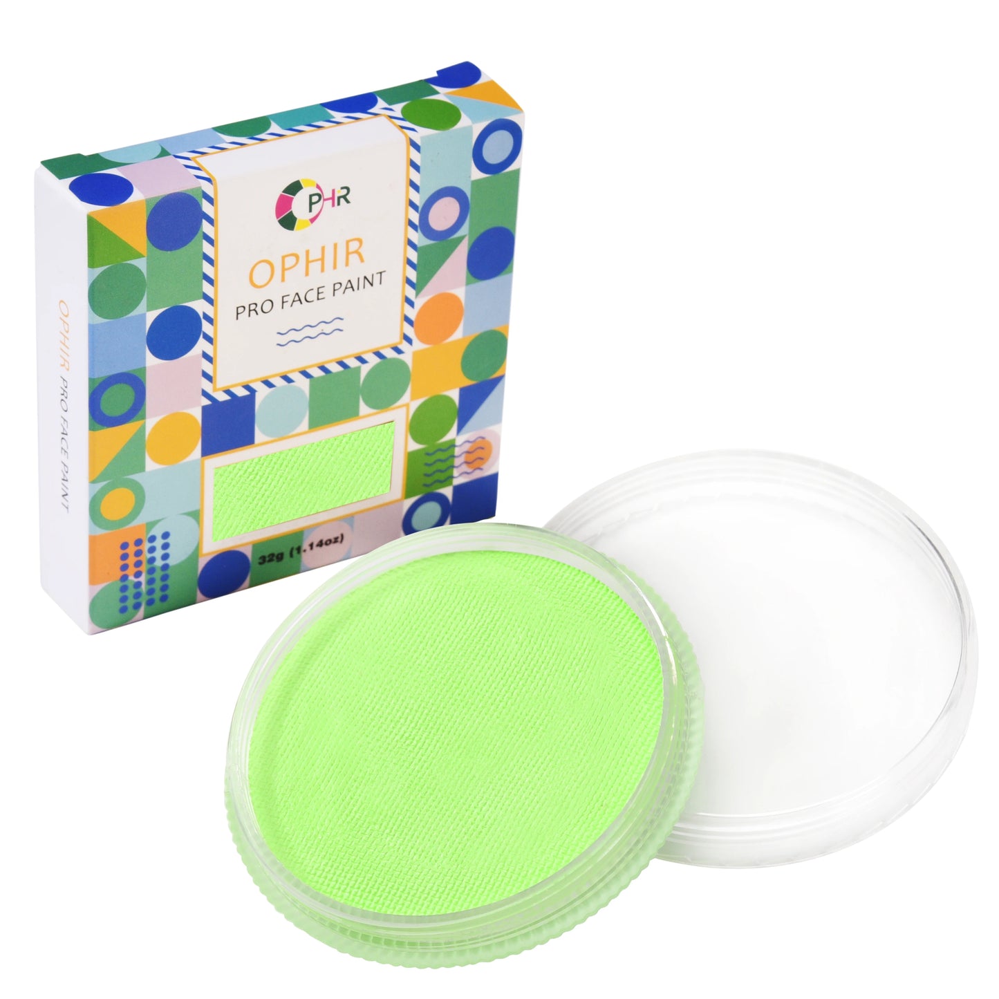 OPHIR Neon Face Painting for Kids Fluorescent Makeup Drawing for Halloween Body Paint 30g/Set 13 Colors for Choose RT011
