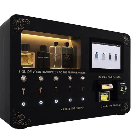 Perfume Vending Machine Spray with Electronic Pay Vending Machine Perfume Spray with Wall Mounted